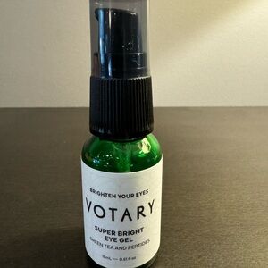 Votary Super Bright Eye Gel with Green Tea & Peptides .5 oz 15 ml Full Size NEW